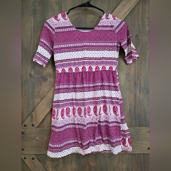 Old Navy Floral Paisley Dress Size Girls Large - Picture 2 of 4